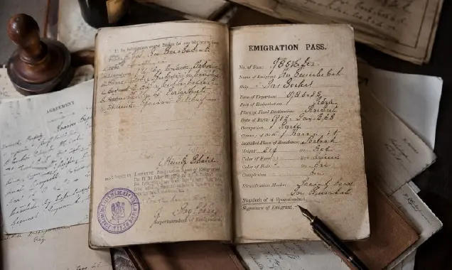 Emigration Pass Sample